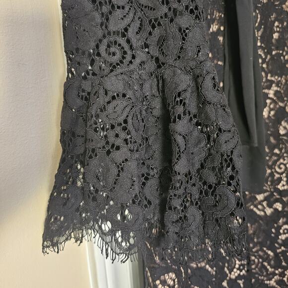 ELOQUII Black Lace Dress Plus Sz 22 Cocktail Whimsygoth Dark Romantic Holiday - Picture 3 of 8